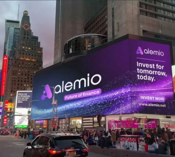 Alemio Lights Up Times Square: Pioneering DeFi with Bold Marketing Initiatives